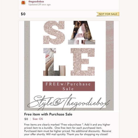 Free w/purchase Jessica McClintock clutch bag - Picture 5 of 5